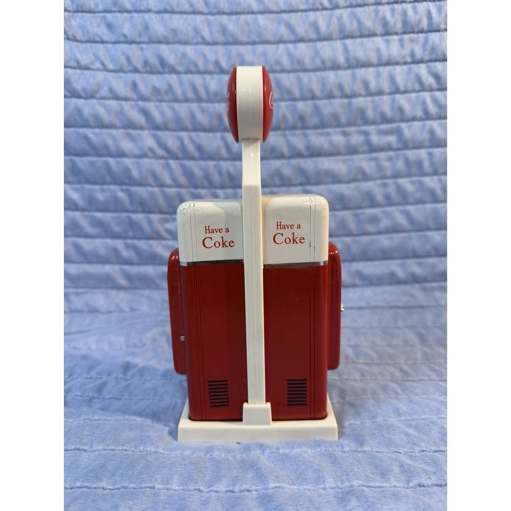 1993 | Coca-Cola Double Gas Pump Salt & Pepper Shakers | Vintage Décor